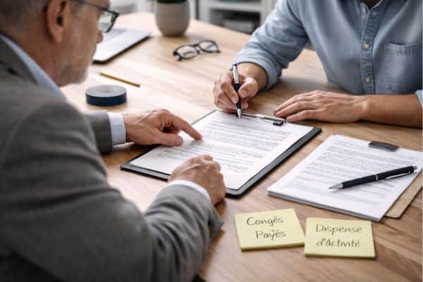 Discussion autour d'un contrat de travail