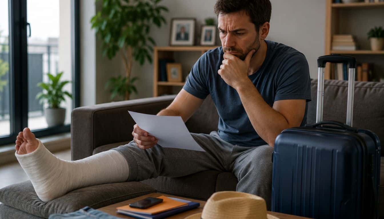 Lecture sérieuse dans un salon moderne
