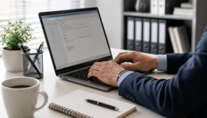 Bureau moderne et lumineux