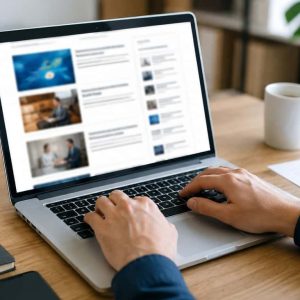 Espace de travail moderne et lumineux